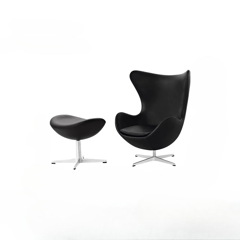 Nordic Single Sofa Chair Living Room Balcony Lazy Eggchair Eggshell Chair Designer Casual Hansen Egg Chair