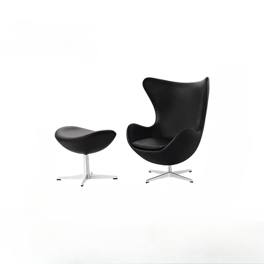 Nordic Single Sofa Chair Living Room Balcony Lazy Eggchair Eggshell Chair Designer Casual Hansen Egg Chair