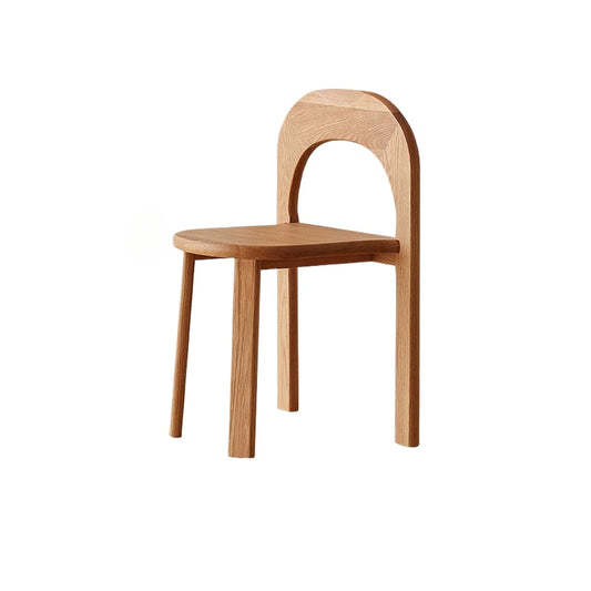 Massivholz Esszimmerstuhl Home Mittelalter Rückenlehne Hocker Wabi Wind Stuhl Vintage Designer minimalistisch 