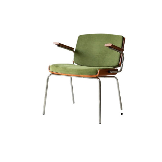 Mittelalterlicher Esszimmerstuhl, nordischer Stuhl mit Armlehne, für Restaurant, Arbeitszimmer, Büro, Freizeit, weicher Stuhl 