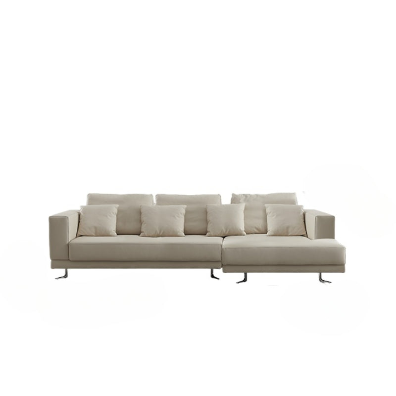 Home Italian Minimalist Mondrian Mondrian Leather Sofa Villa Small Apartment Designer Combination